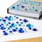 12 Pack: Blue Mixed Gem Bling Sticker Sheet by Recollections™